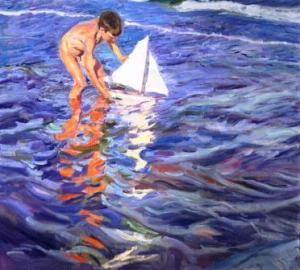 The-Young-Yachtsman-1909-xx-Joaquin-Sorolla-y-Bastida