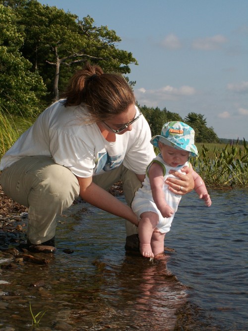 First dip in Kejimikujik lake