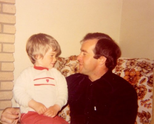 Me and my dad when  I was four